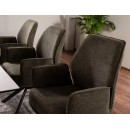 Стул SIGNAL HUGO Brego 77 оливковый-бежевый/черный, поворотный